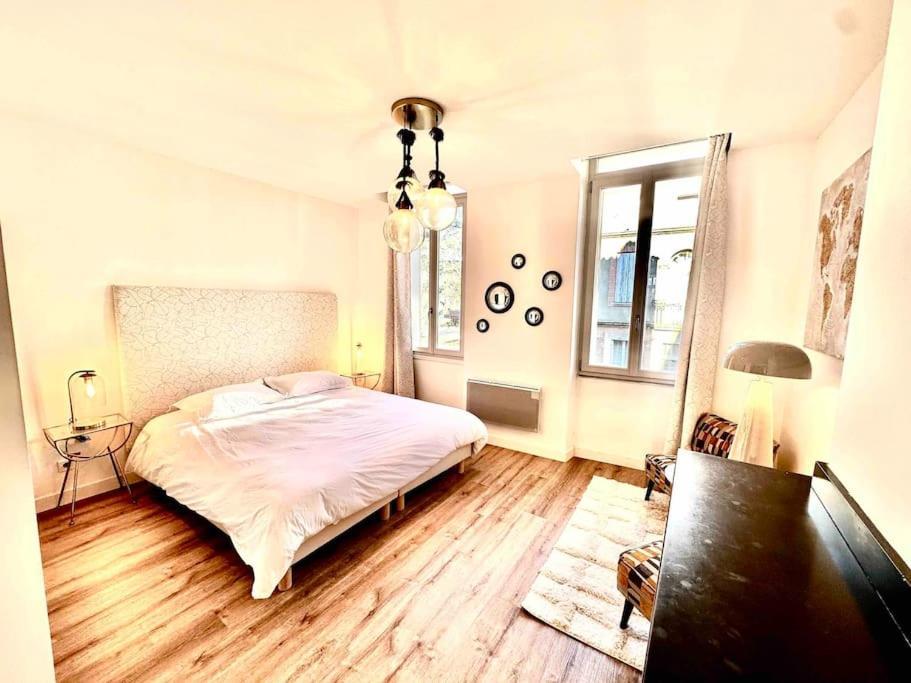 Ferienwohnung Elegance Lauragaise * Wifi * Netflix * Terrasse Villefranche-de-Lauragais Exterior foto